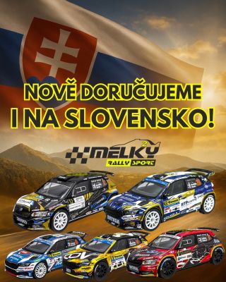 🇸🇰 Dobrá zpráva pre našich slovenských bratov! 🥳 Odteď můžete pohodlně nakupovat na e-shopu www.melkyrallysport.cz také v...